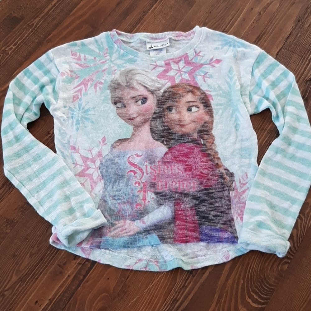 Girls Anna and Elsa long sleeve shirt from Disney